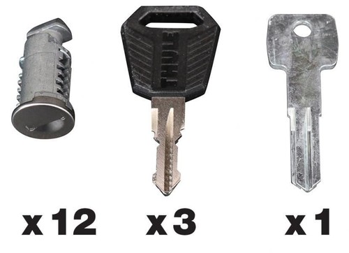 Thule 451200 set serrature - 451200, 12